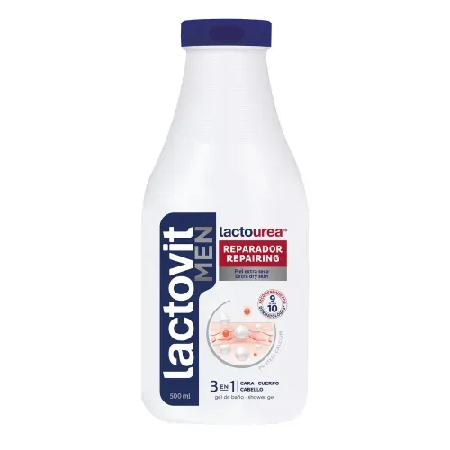 Gel De Bano Lactovit Men 3 En 1 Lactourea x 500 ml