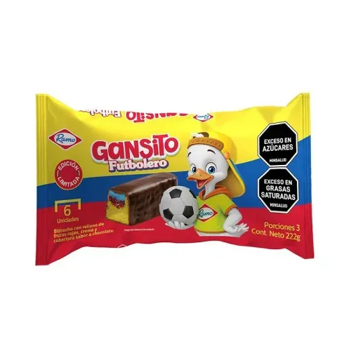 Gansito Ramo Futbolero 6 und x 37 g c/u