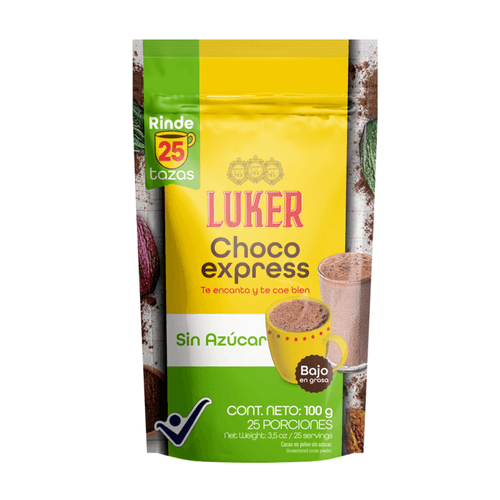 Chocoexpress Luker Sin Azucar x 100 g