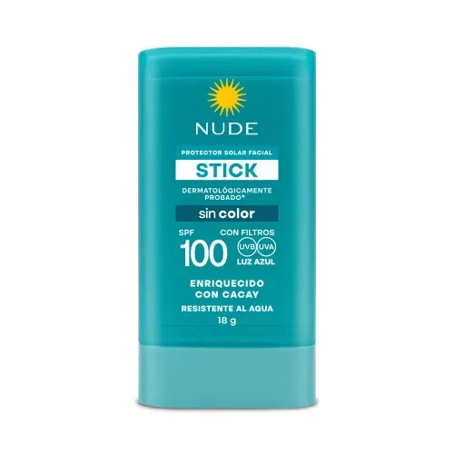 Protector Solar Nude Facial Stick Sin Color Spf 100 x 18 g