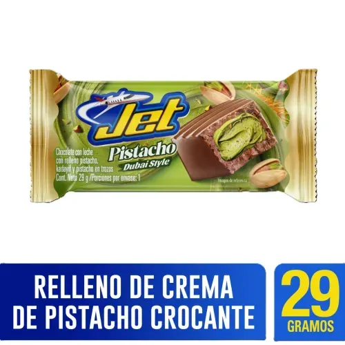 Chocolatina Jet Pistacho Dubai Style x 29 g