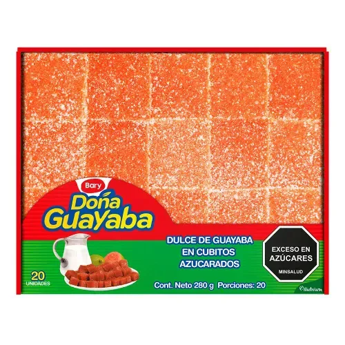 Bocadillo Dona Guayaba 20 Cubitos x 280 g