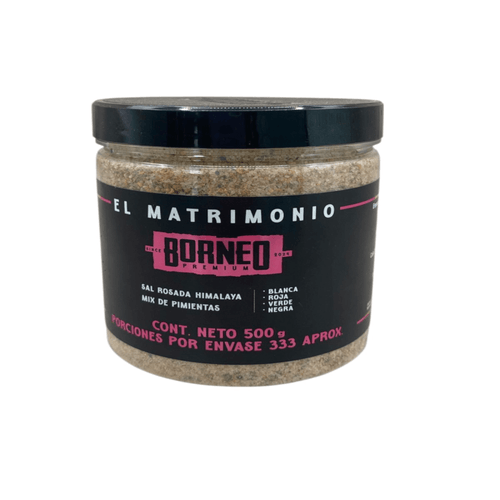 Sal Borneo Premium Mix Pimientas El Matrimonio x 500 g