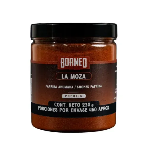 Paprika Borneo Premium Ahumada La Moza x 230 g