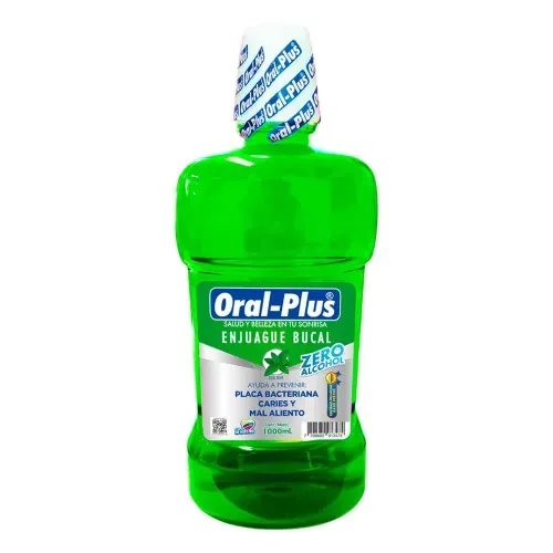 Enjuague Oralplus Zero Cool Mint x 1000 ml