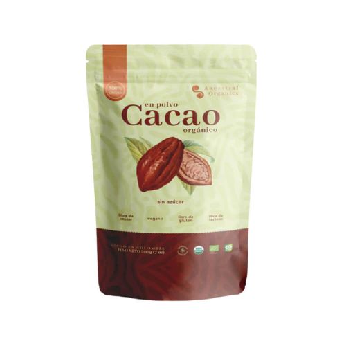 Cacao Organico Ancestral Organics Sin Azucar x 200 g