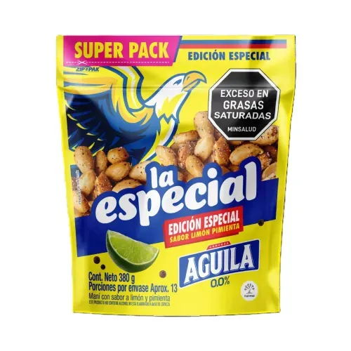 Mani La Especial Edicion Aguila Limon Pimienta x 380 g