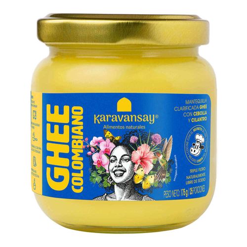 Mantequilla Ghee Clarificada Karavansay Cebolla/cilantro x 175 g