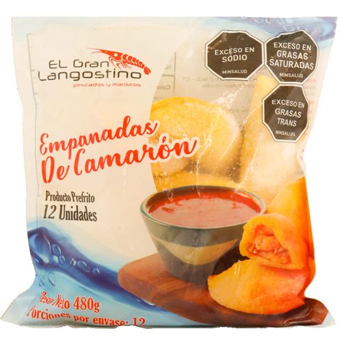 Empanadas De Camaron Gran Langostino x 480 g