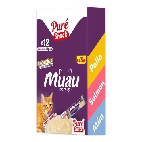Pure Snack Muau Surtido 12 und x 14 g c/u