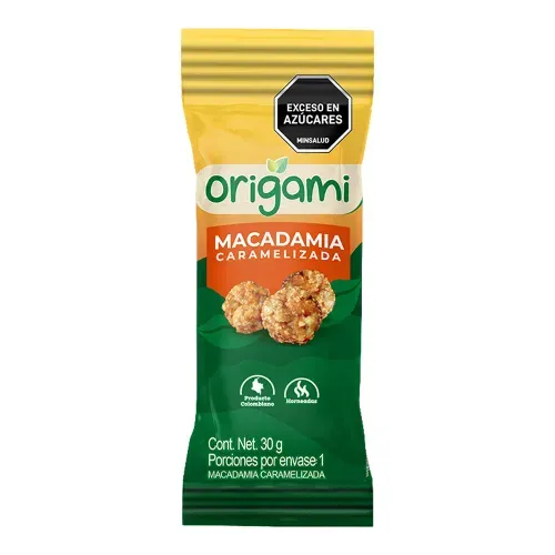 Macadamia Origami Caramelo x 30 g