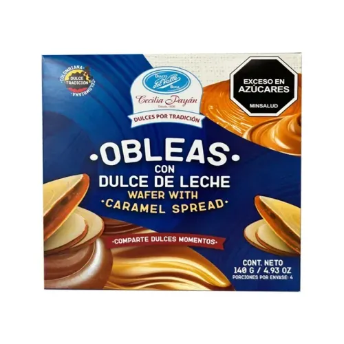 Obleas Del Valle Dulce De Leche x 140 g