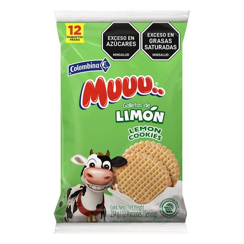 Galleta Muuu Colombina Limon x 234 g