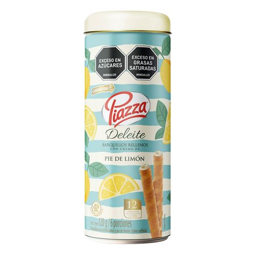 Barquillo Piazza Deleite Pie De Limon x 120 g