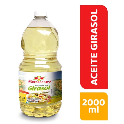 Aceite Mercacentro Girasol x 2000 ml