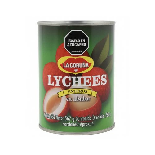Lychees La Coruna En Almibar Enteros x 567 g