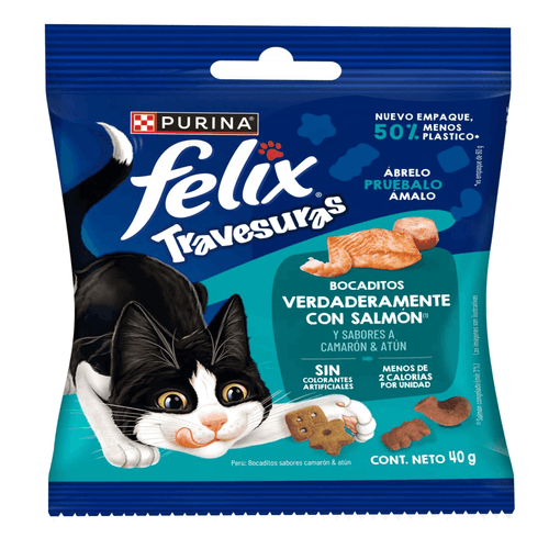 Felix Travesuras Salmon x 40 g