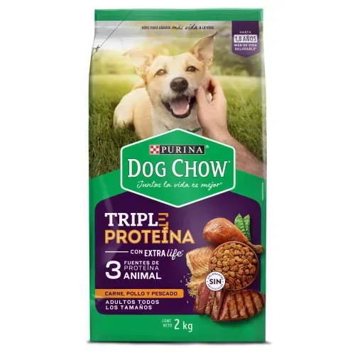 Dog Chow Adulto Todos Los Tamanos Nutricion Forzada x 2000 g