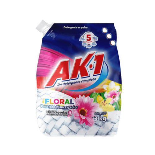 Detergente Ak 1 Floral Doy Pack x 3000 ml