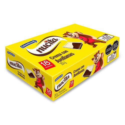 Crema Nucita Con Avellana 18 und x 14 g c/u