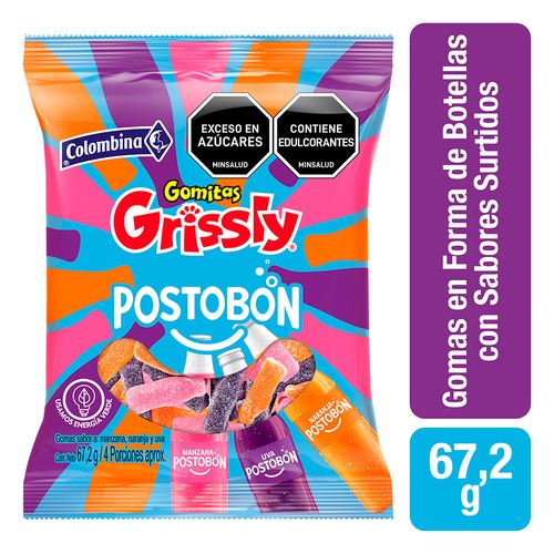 Gomas Grissly Postobon x 67.2 g