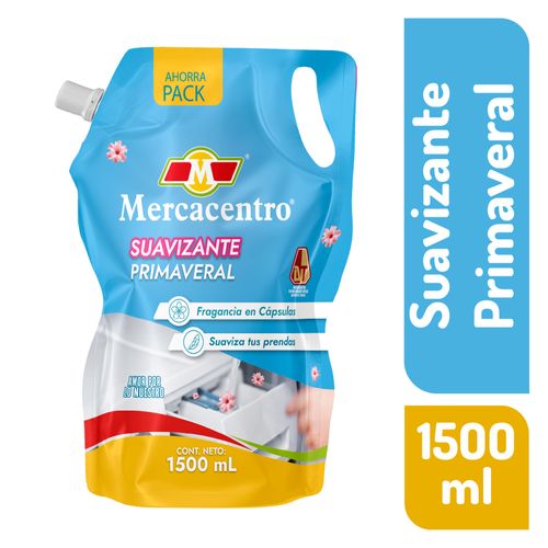 Suavizante Mercacentro Primaveral Doypack 1500 ml