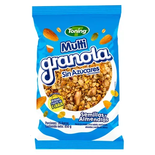Multigranola Tonning  Sin Azucar x 850 g