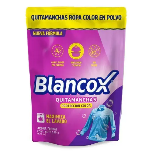Blancox Quitamanchas Polvo Ropa Color x 240 g