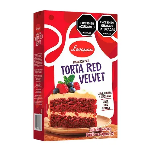 Torta Levapan Premezcla Red Velvet x 400 g