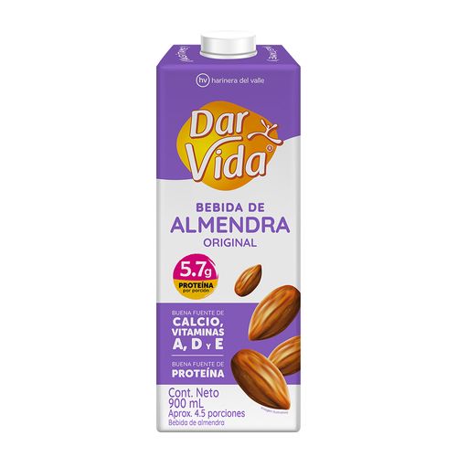 Bebida De Almendras Darvida Original x 900 ml