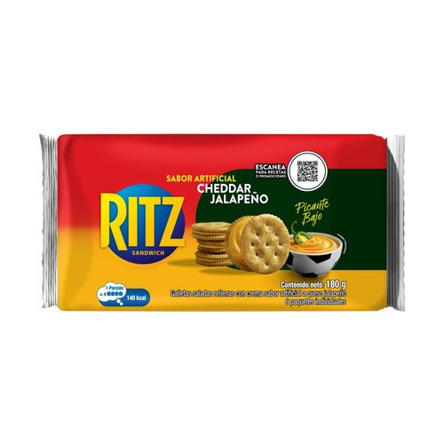 Galleta Ritz Queso Jalapeno x 180 g