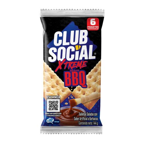Galleta Club Social BBQ x 144 g