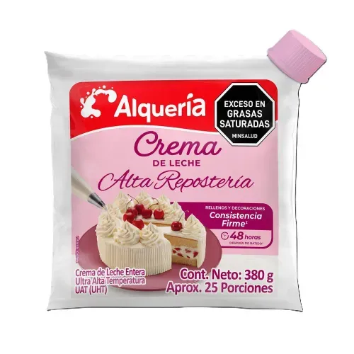 Crema De Leche Alqueria Alta Reposteria x 380 g