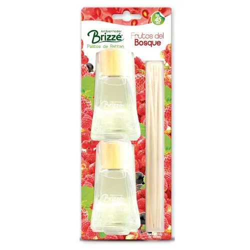 Amb. Brizze Palitos De Rattan Frutos Del Bosque x 120 ml