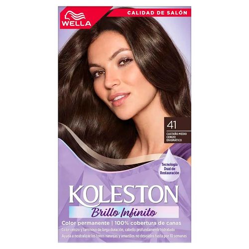 Tinte Kolleston Brillo Infinito 41 Castano Cenizo