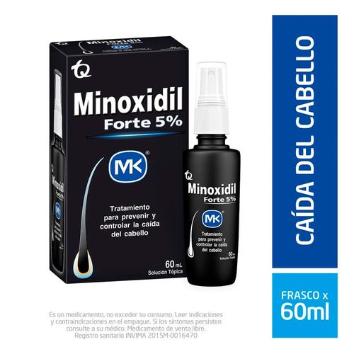 Minoxidil MK Forte 5% Frasco x 60 ml