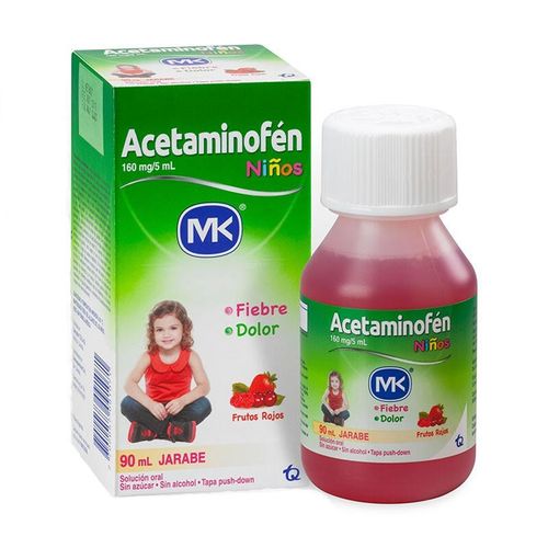 Acetaminofen MK Jarabe 160 mg x 90 ml