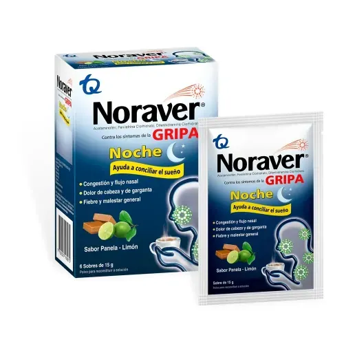 Noraver Gripa Noche x 6 und
