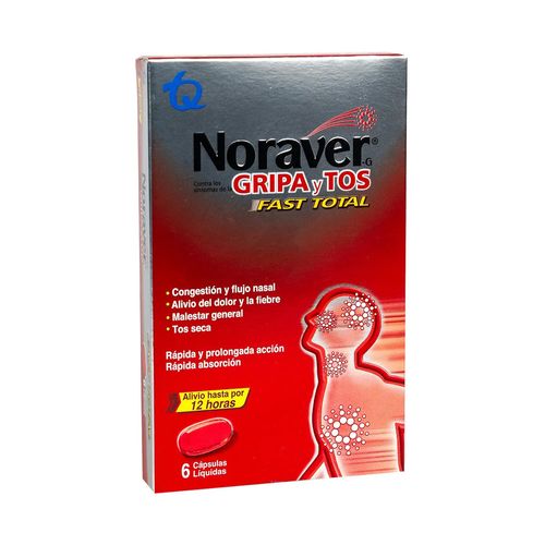 Noraver Gripa Fast Total x 6 und