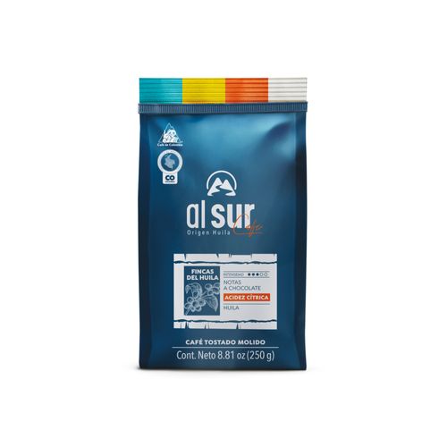 Café Al Sur Origen Huila Fincas Del Huila x 250 g