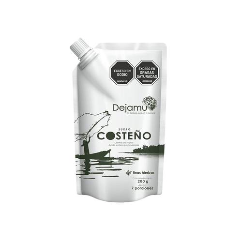 Suero Costeño Dejamu Pasteurizado Finas Hierbas 200 g