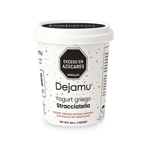 Yogurt Griego Dejamu Entero Stracciatella Chocolate 450 g