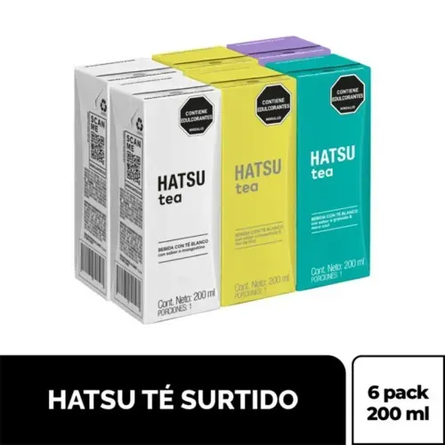 Te Hatsu Tetra Surtido 6 und x 200 ml c/u