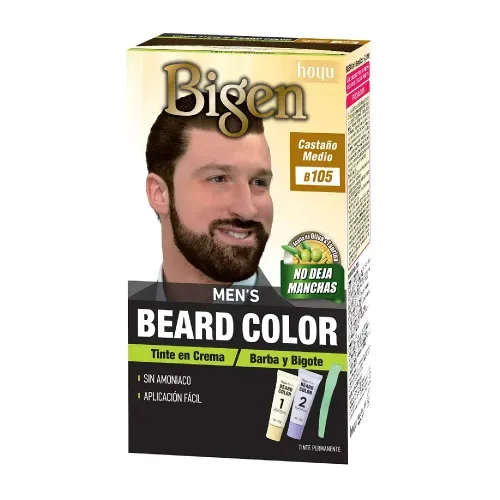 Tinte Bigen Beard  105 Castano Medio x 40 g