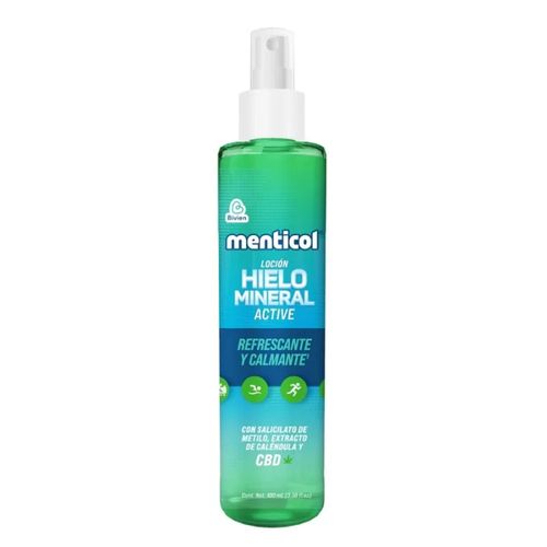 Locion Menticol Hielo Mineral x 100 ml