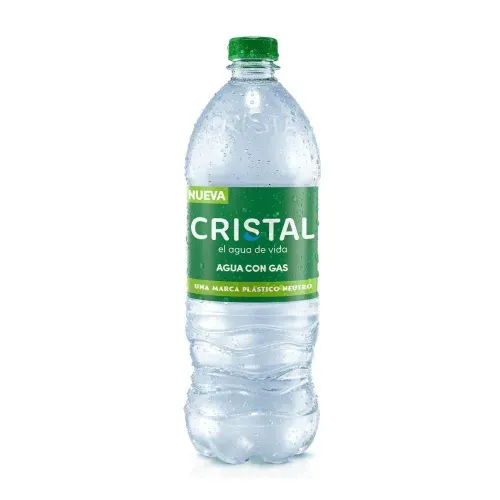 Agua Cristal Con Gas x 1000 ml