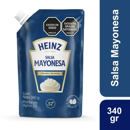 Mayonesa Heinz Doy Pack x 340 g