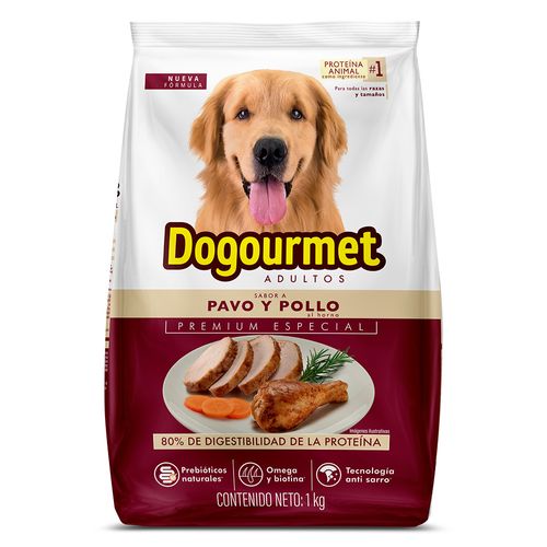Dogourmet Pavo y Pollo Adultos x 1000 g