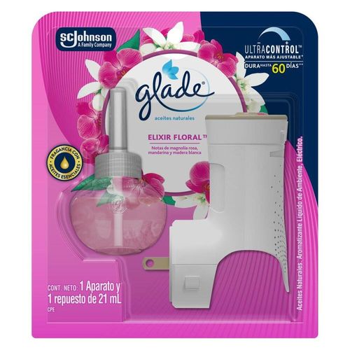 Glade Aceite Unidad + Repuesto Elixir Floral x 21 ml