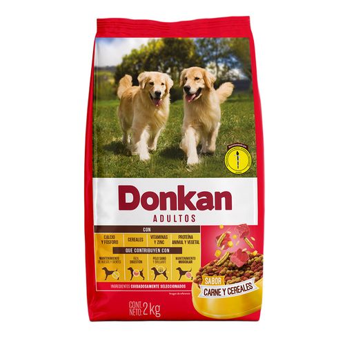 Donkan Adultos Carne Y Cereales x 2000 g